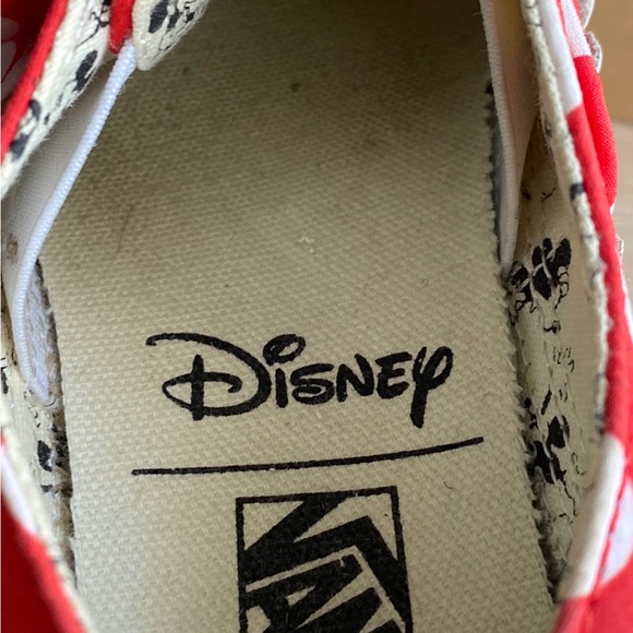 Vans x Disney Minnie Mouse Gore Bow Kids Sneakers - SZ 12 C - Picture 10 of 13